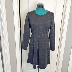 Madewell Gia Marled Long Sleeve Style #E6044 Concept Pleated Dress